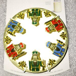 Yankee Candle Nutcrackers Jar Candle Topper - Illuma-Lid Christmas Holiday NEW!